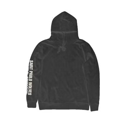 Kanye West Saint Pablo Wolves Hoodie Black